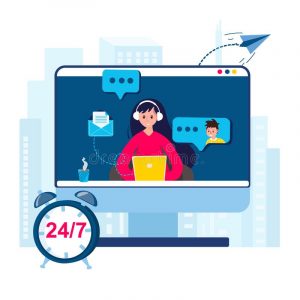 telemarketing-agent-customer-support-operator-helps-client-online-hot-line-man-vector-illustration-woman-help-desk-179131841